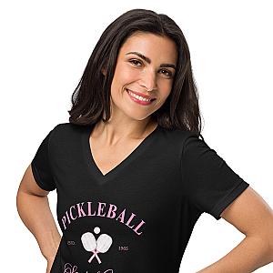 Pickleball Social Club Women’s V-neck T-shirt