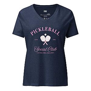 Pickleball Social Club Women’s V-neck T-shirt