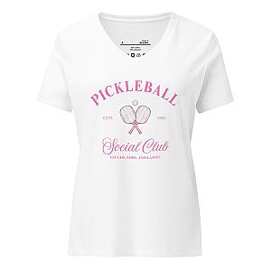 Pickleball Social Club Women’s V-neck T-shirt