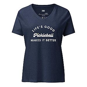 Pickleball Makes It Better Women’s V-neck T-shirt