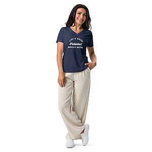 Pickleball Makes It Better Women’s V-neck T-shirt