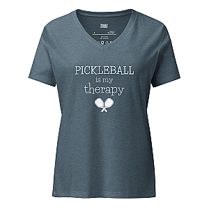 Pickleball Is My Therapy Women’s V-neck T-shirt