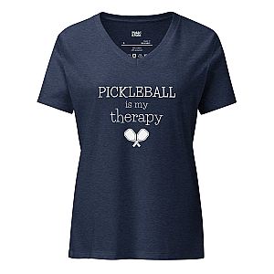 Pickleball Is My Therapy Women’s V-neck T-shirt