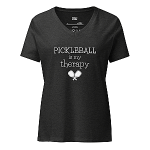 Pickleball Is My Therapy Women’s V-neck T-shirt