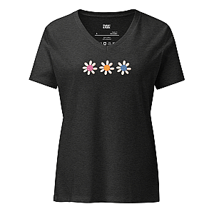 Pickleball Flowers Women’s V-neck T-shirt