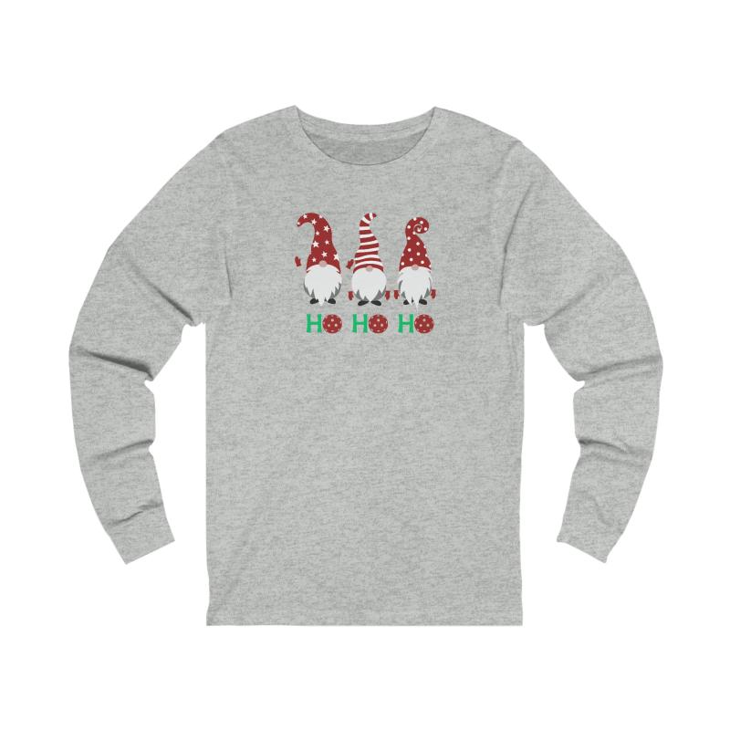 Ho Ho Ho Pickleball Unisex Long Sleeve T-shirt