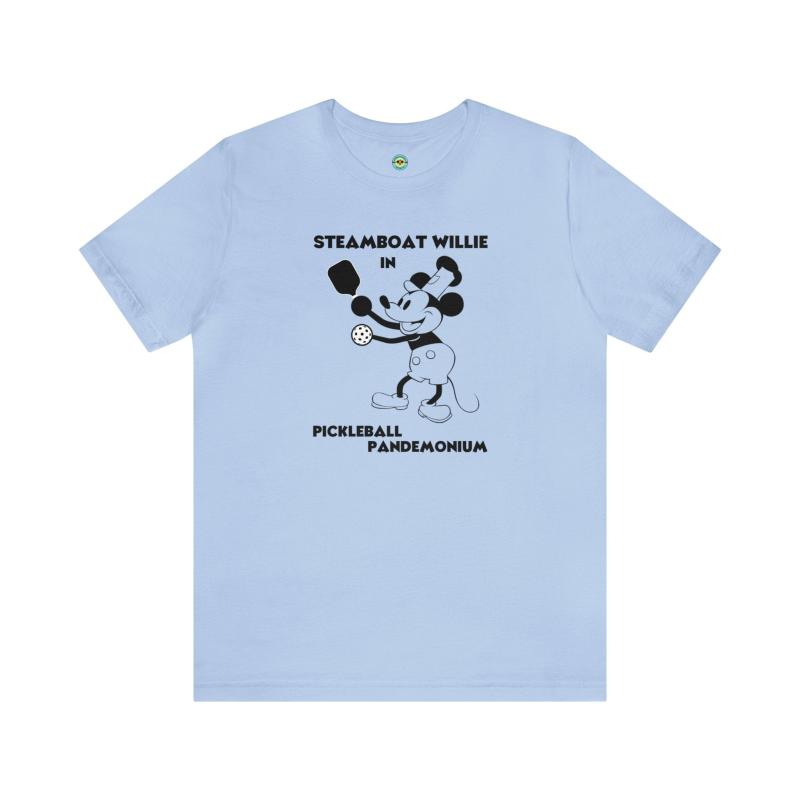 Steamboat Willie Pickleball Pandemonium Unisex T-shirt