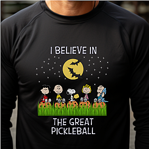 I Believe In The Great Pickleball Unisex Long Sleeve T-shirt