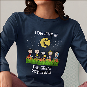 I Believe In The Great Pickleball Unisex Long Sleeve T-shirt