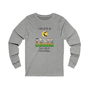 I Believe In The Great Pickleball Unisex Long Sleeve T-shirt