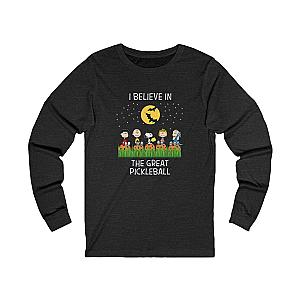 I Believe In The Great Pickleball Unisex Long Sleeve T-shirt