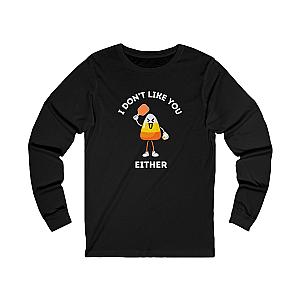 I Don't Like You Either Candy Corn Unisex Long Sleeve Pickleball T-shirt