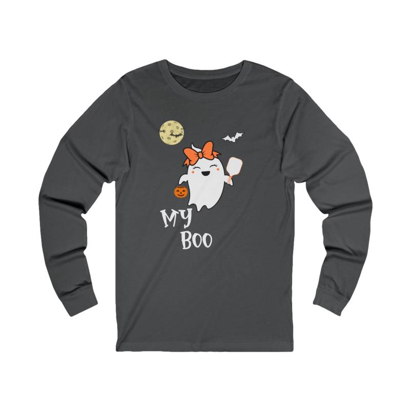 My Boo Pickleball Unisex Long Sleeve T-shirt v1