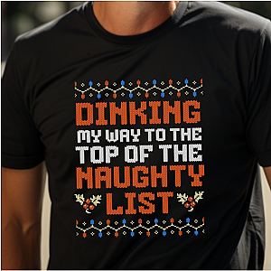Dinking My Way To The Top Of The Naughty List Unisex Tee