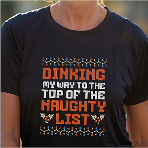 Dinking My Way To The Top Of The Naughty List Unisex Tee