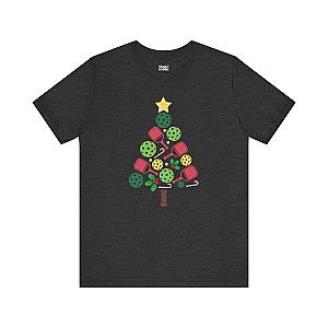 Pickleball Christmas Tree Unisex Tee