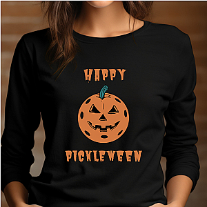 Happy Pickleween Unisex Long Sleeve T-shirt