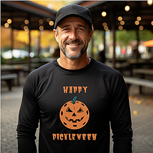 Happy Pickleween Unisex Long Sleeve T-shirt