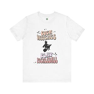 Even Witches Play Pickleball Unisex Tee