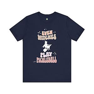 Even Witches Play Pickleball Unisex Tee