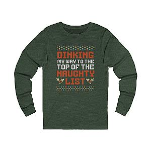 Dinking My Way To The Top Of The Naughty List Unisex Long Sleeve T-shirt