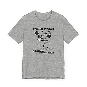 Steamboat Willie Pickleball Pandemonium Unisex Tee (Express Delivery)