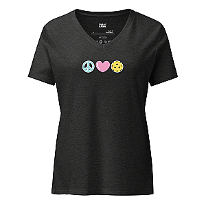 Peace Love Pickleball Women’s V-neck T-shirt