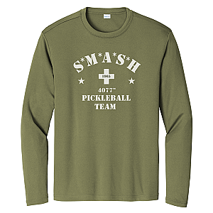 S*M*A*S*H Pickleball Team Unisex Long Sleeve Performance Tee
