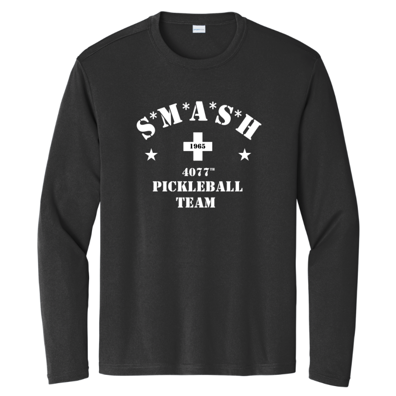 S*M*A*S*H Pickleball Team Unisex Long Sleeve Performance Tee