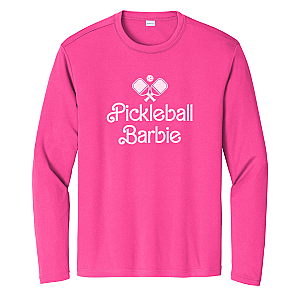 Pickleball Barbie Unisex Long Sleeve Performance Tee
