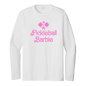 Pickleball Barbie Unisex Long Sleeve Performance Tee