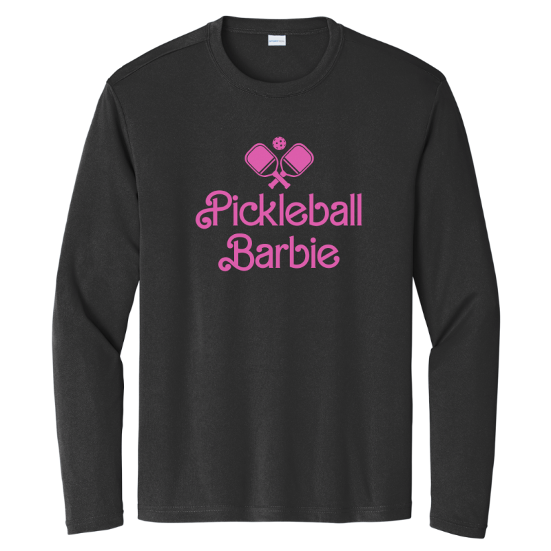 Pickleball Barbie Unisex Long Sleeve Performance Tee