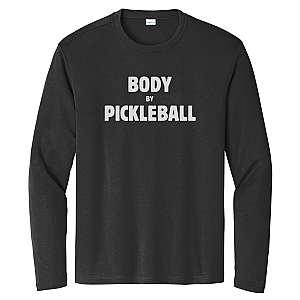 Body By Pickleball Unisex Long Sleeve Performance Tee