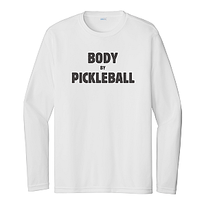 Body By Pickleball Unisex Long Sleeve Performance Tee