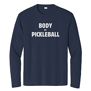 Body By Pickleball Unisex Long Sleeve Performance Tee