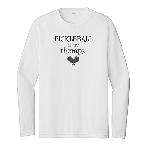 Pickleball Is My Therapy Unisex Long Sleeve Performance Tee