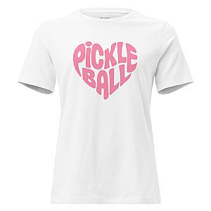Wavy Heart Pickleball Women's Short Sleeve T-shirt
