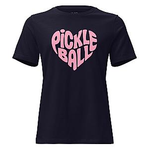 Wavy Heart Pickleball Women's Short Sleeve T-shirt