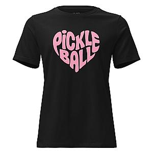 Wavy Heart Pickleball Women's Short Sleeve T-shirt