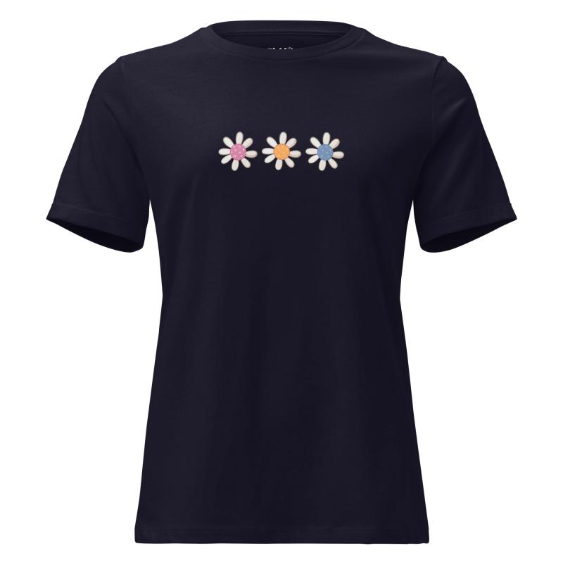 Pickleball Flowers Women's Short Sleeve T-shirt