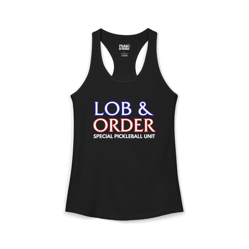 Lob & Order Women's Racerback Tank