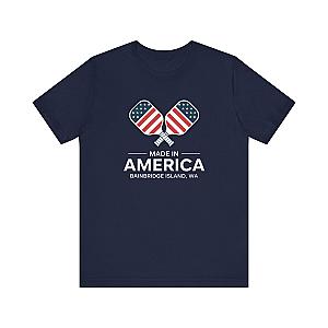 Made In America Pickleball Unisex Tee (Express Delivery)