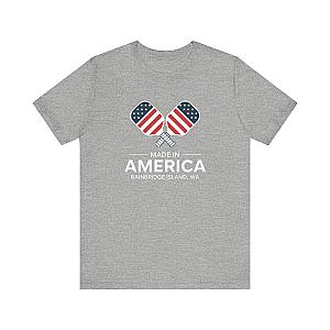 Made In America Pickleball Unisex Tee (Express Delivery)