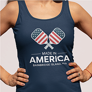 Made In America Pickleball Women's Racerback Tank