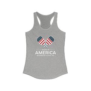 Made In America Pickleball Women's Racerback Tank