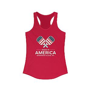 Made In America Pickleball Women's Racerback Tank