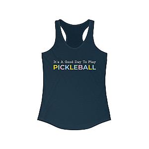 It's A Good Day To Play Pickleball Women's Racerback Tank