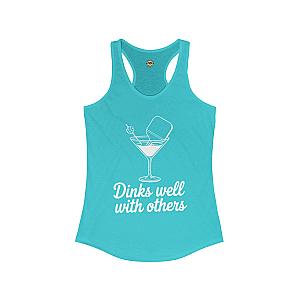 Dinks Well With Others Women's Racerback Tank