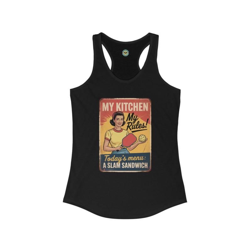 Slam Sandwich Retro Women's Racerback Tank