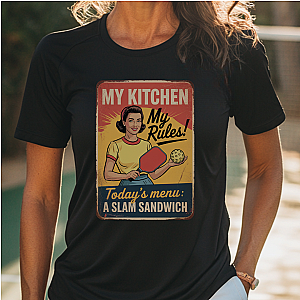 Slam Sandwich Retro Pickleball Unisex T-shirt